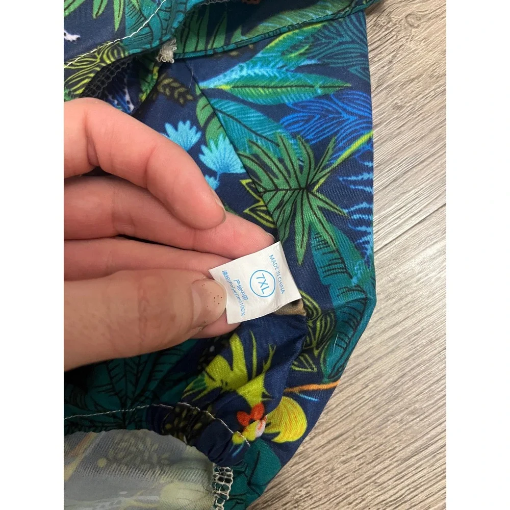 Harikaji Dog Hawaiian Shirt Large Pet Summer Beach Jungle Print T-Shirt 7XL